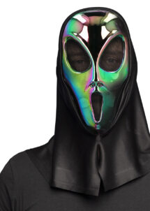masque Alien Scream, masque Halloween, Masque futuriste, masque Screamer Alien