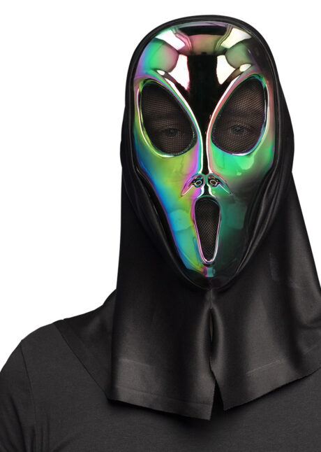 masque Alien Scream, masque Halloween, Masque futuriste, masque Screamer Alien, Masque Alien Cosmic, Screamer