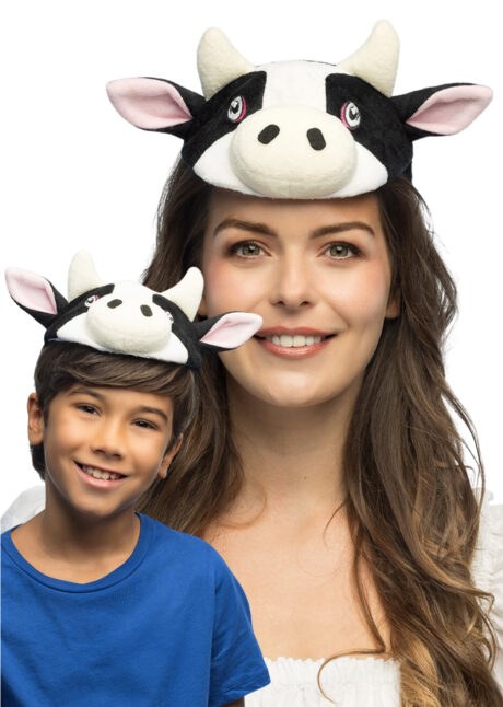 serre tête vache, coiffe de vache, chapeau vache, accessoire animaux ferme, Serre Tête de Vache