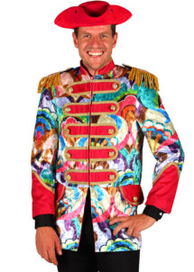 veste de parade premium, veste de dompteur, veste haute qualité, déguisement carnaval adulte