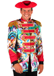 veste de parade premium, veste de dompteur, veste haute qualité, déguisement carnaval adulte