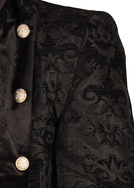 déguisement marquis, déguisement vampire, déguisement pirate, déguisement haut de gamme, déguisement premium, Déguisement Marquis, Pirate, Vampire, Veste Royale, Noir sur Noir, Premium