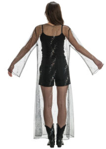 gilet long festival, gilet en tulle, veste en voile