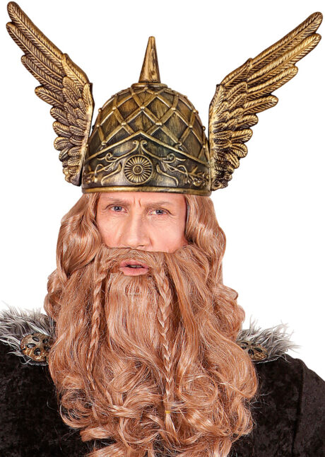 casque de viking, casque viking ailes et pointe, accessoire viking, Casque de Viking Barbare, avec Ailes
