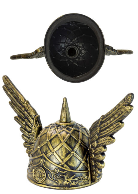 casque de viking, casque viking ailes et pointe, accessoire viking, Casque de Viking Barbare, avec Ailes