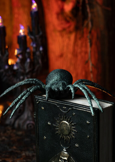 araignée en gomme, araignée Halloween, araignée vieillie, Araignée en Gomme, Vert de Gris Irisé