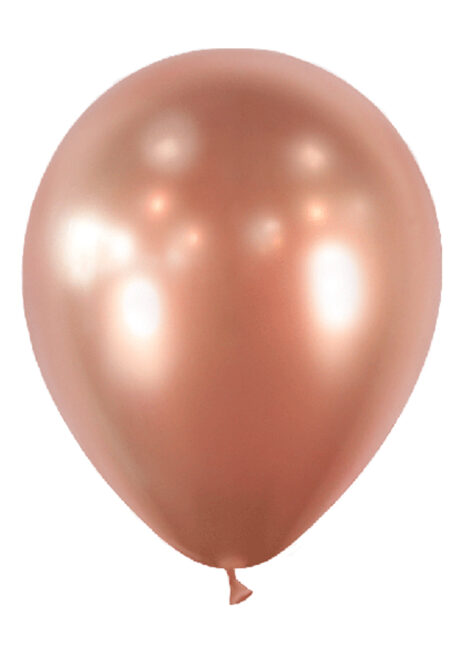 ballon rose gold brillant, ballon shiny, ballon miroir, ballon brillant, ballon latex, Ballon Chrome, Ballons Rose Gold, en Latex