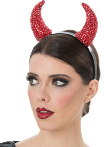 cornes de Diable Halloween, cornes de diable femme, cornes de diable strass