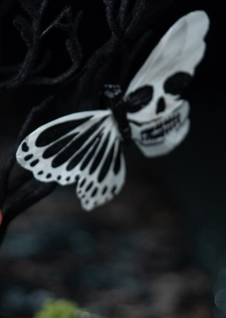 pince papillon, accessoire papillon, déco papillon, papillon Halloween, Pince Papillon Sinistre, Accessoire ou Déco