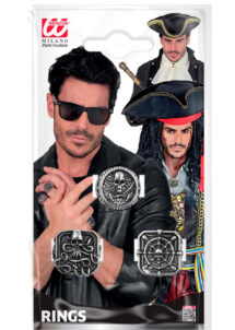 bague métal pirates, bague pour pirate, bijoux pirate déguisement