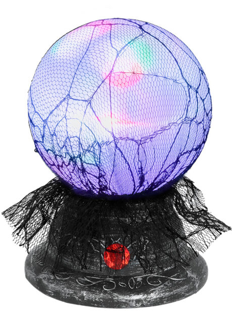 boule de cristal lumineuse et sonore, boule de cristal magicien, déco halloween, Boule de Cristal Lumineuse et Sonore