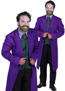 déguisement de Joker, costume de Joker, Veste violette Joker