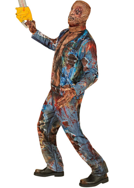 déguisement de zombie pour homme, costume zombie Halloween homme, Déguisement de Zombie, avec Masque et Gants