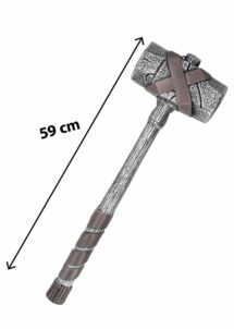 MARTEAU FORGERON, FAUX MARTEAU, Marteau Réaliste Médiéval et Viking, 60 cm