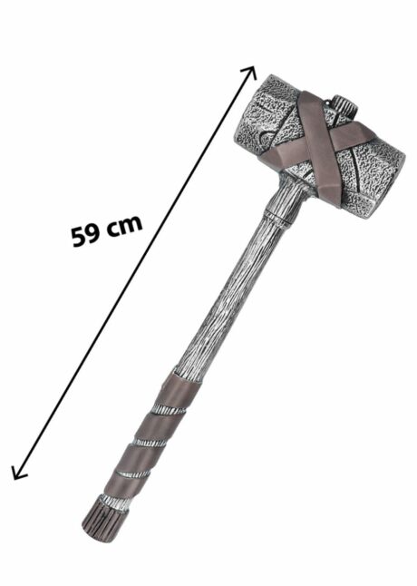 FAUX MARTEAU VIKING, faux marteau, Marteau Réaliste Médiéval et Viking, 60 cm