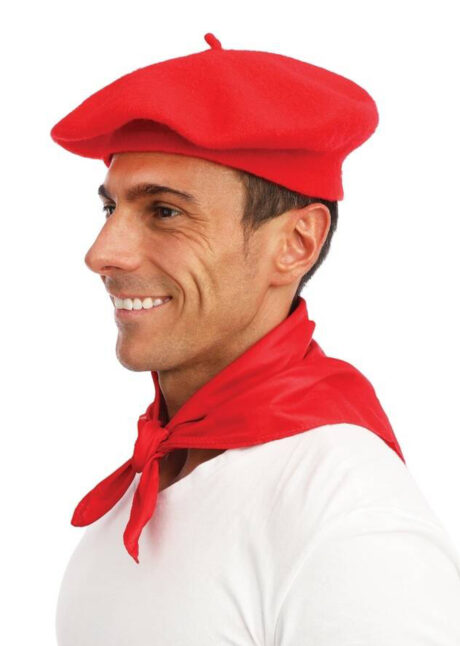 foulard basque, foulard féria, bandana rouge basque, Foulard Basque Feria, Rouge