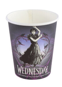 gobelets mercredi Addams, vaisselle jetable mercredi Addams, décos Mercredi, anniversaire enfant Mercredi