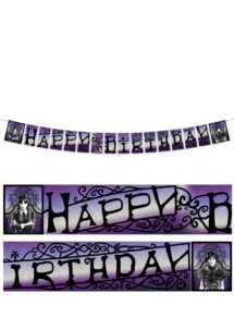 guirlande anniversaire Mercredi, décos anniversaire Mercredi