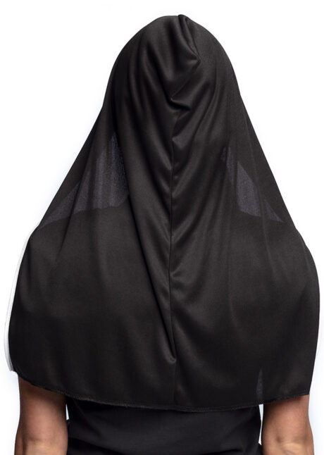 Masque Nonne D'Halloween Effrayant - Yeux Lumineux Rouges, En Silicone, Pour Cosplay Et Fêtes Déguisées