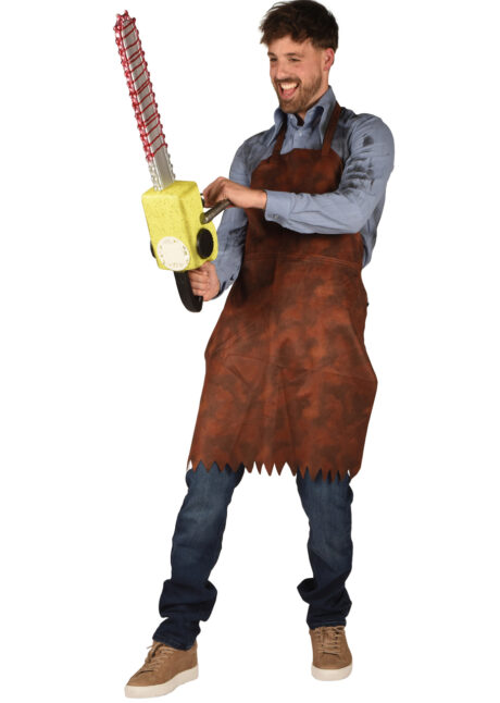 tablier de boucher Halloween, tablier déguisement, Tablier Halloween, Effet Vieilli