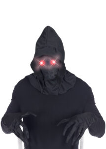 cagoule yeux lumineux, cagoule Halloween