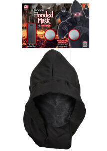 cagoule yeux lumineux, cagoule Halloween