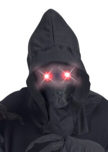 cagoule yeux lumineux, cagoule Halloween