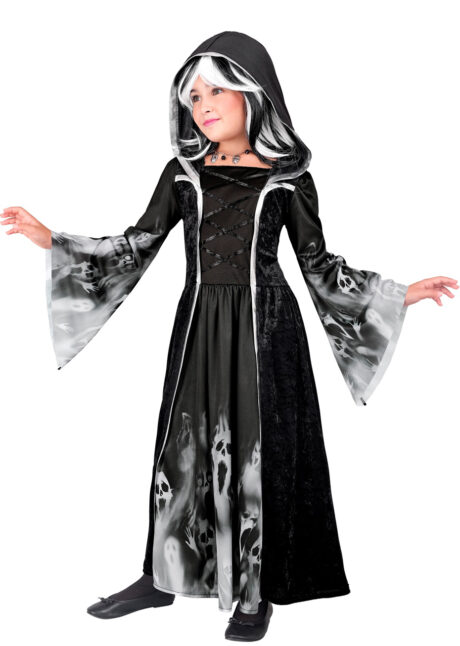 déguisement robe noire fille Halloween, déguisement âmes hurlantes Halloween, Déguisement Ames Hurlantes, Fille