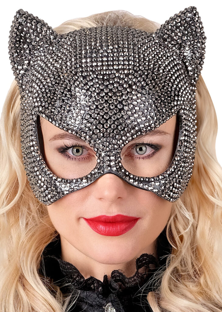 Toyvian Masque de Loup 3D Halloween Demi Visage Masque de Tête de Loup Réaliste Effrayant Tête D'animaux pour Enfants Et Adultes Costume de Fête De Carnaval Argenté Pour FêTe Et Carnaval Costumes