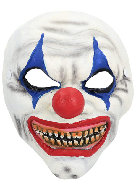 masque de clown Halloween, masque clown tueur, masque de clown qui fait peur, Masque de Clown Bluster, Mousse de Latex
