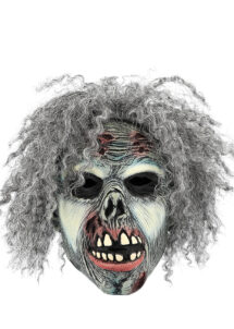 masque de zombie, masque zombie avec cheveux, masque zombie Halloween