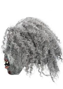 masque de zombie, masque zombie avec cheveux, masque zombie Halloween