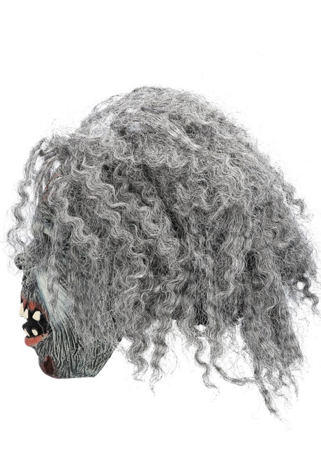 masque de zombie, masque zombie avec cheveux, masque zombie Halloween, Masque de Zombie Crazy, avec Cheveux
