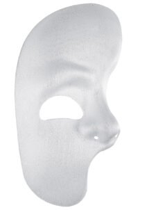 masque fantôme de l'Opéra, demi masque fantôme de l'opera