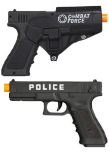 pistolet de déguisement policier, pistolet police déguisement, holster pistolet de police