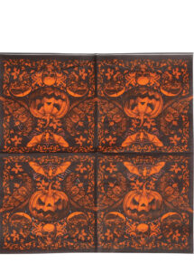 serviettes en papier Hallowenn, serviettes jetables citrouilles, vaisselle Hallowen citrouilles