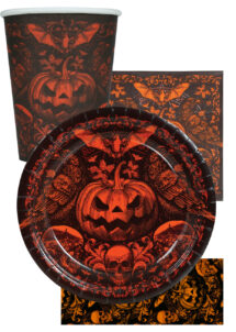 VAISSELLE-JETABLE-HALLOWEEN