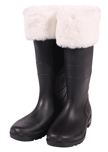 bottes déguisement Père Noël, bottes père noël, Bottes de Père Noël, Doublées Fausse Fourrure, Premium