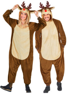 déguisement de renne, costume de renne de Noël, combinaison de Renne