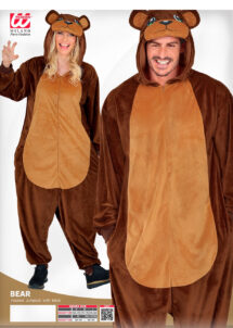 déguisements animaux, déguisement ours brun, costume d'ours, combinaison ours adulte