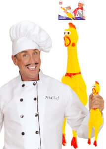 poulet hurleur, poulet humour, faux poulet jaune