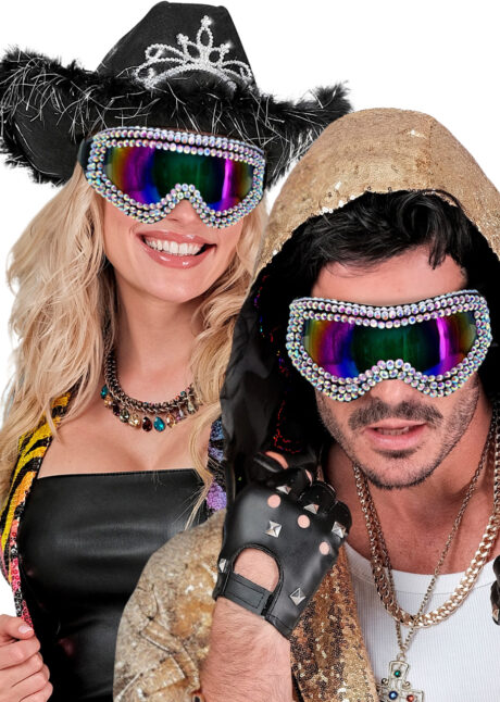 lunettes ski strass, lunettes festival masques ski, Lunettes Après Ski Party, Strass, Miroirs