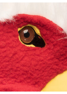 masque de coq réaliste, masque de coq fourrure, masque animal, masque supporter