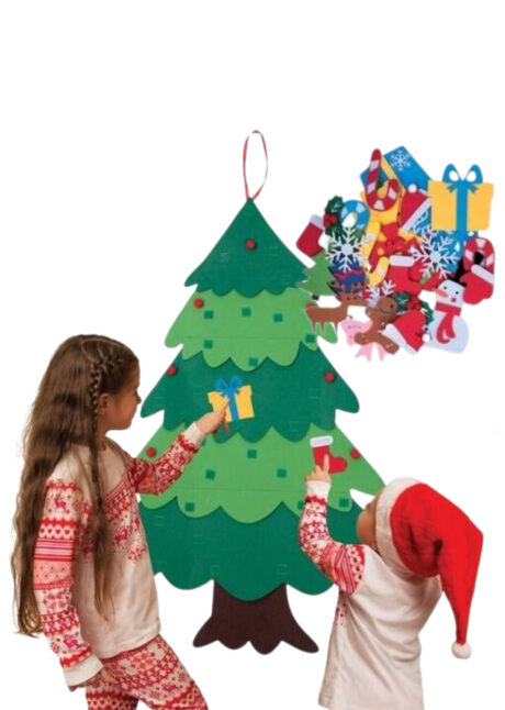 sapin feutrine enfant, sapin de Noël DIY, Sapin de Noël DIY, Feutrine, 100 cm