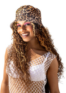 bob léopard, bob imprimé léopard, chapeau léopard