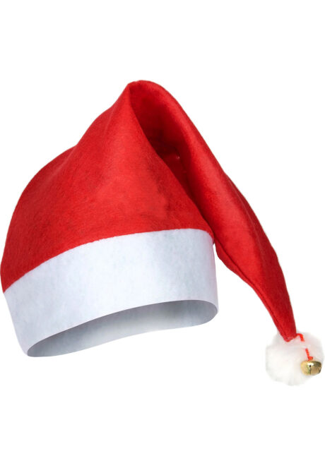 bonnet Noël grelot, bonnet de père Noël pas cher, bonnet noel feutrine, Bonnet de Père Noël, Feutrine, Grelot et Pompon Fourrure