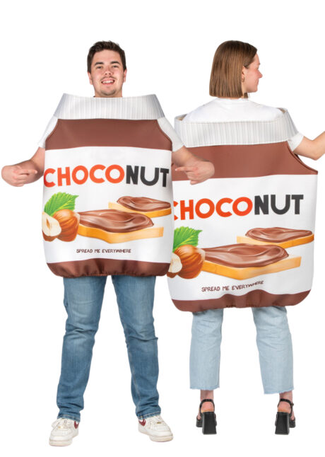 déguisement Choconut, déguisement pâte à tartiner, déguisement Nutella, déguisement humour, Déguisement Choconut, Pâte à Tartiner