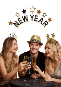serre tête nouvel an, serre-tête bonne année, accessoire nouvel an