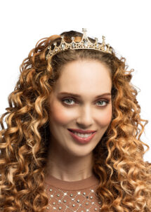 diadème de princesse strass, couronne princesse rose gold, diadème rose gold et strass