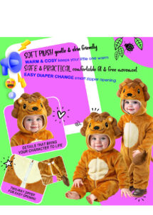déguisement de lion bébé, costume de lion pour bébé, déguisement bébé